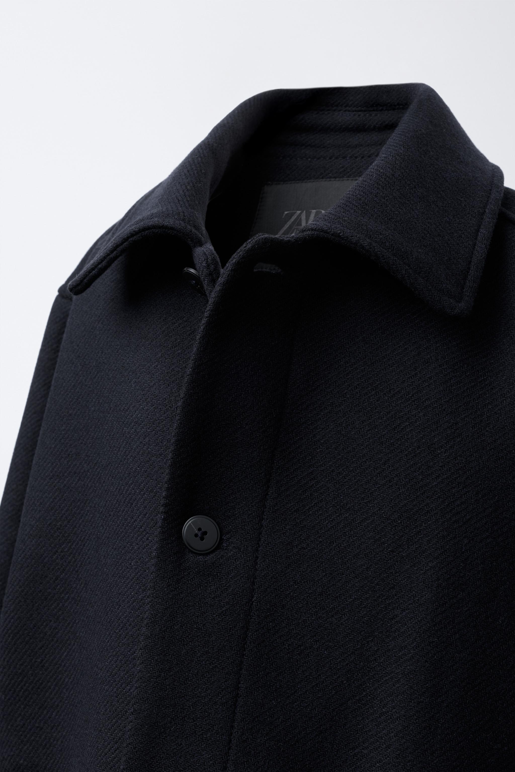 VESTE COURTE EN DRAP DE LAINE